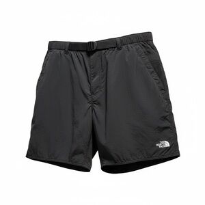 The North Face Men's Black Belted trail performance shorts, size medium black